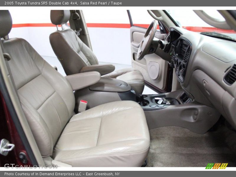 Salsa Red Pearl / Taupe 2005 Toyota Tundra SR5 Double Cab 4x4