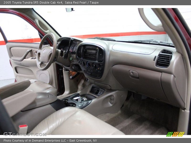Salsa Red Pearl / Taupe 2005 Toyota Tundra SR5 Double Cab 4x4