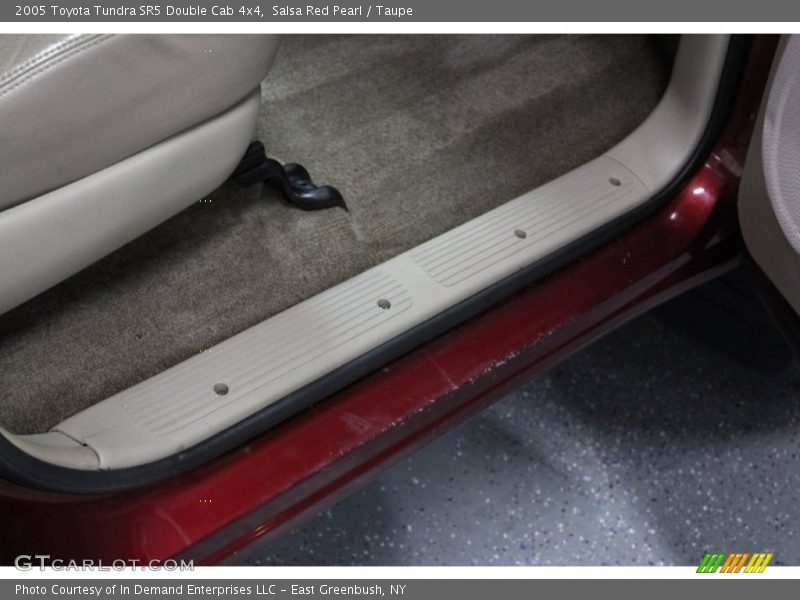 Salsa Red Pearl / Taupe 2005 Toyota Tundra SR5 Double Cab 4x4