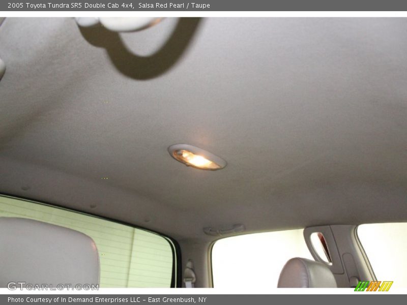 Salsa Red Pearl / Taupe 2005 Toyota Tundra SR5 Double Cab 4x4