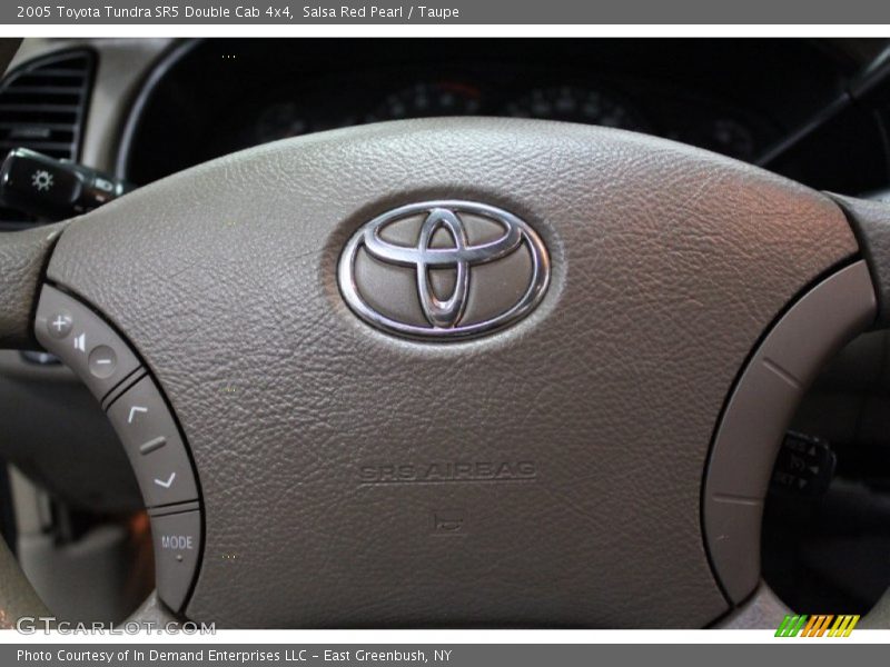 Salsa Red Pearl / Taupe 2005 Toyota Tundra SR5 Double Cab 4x4