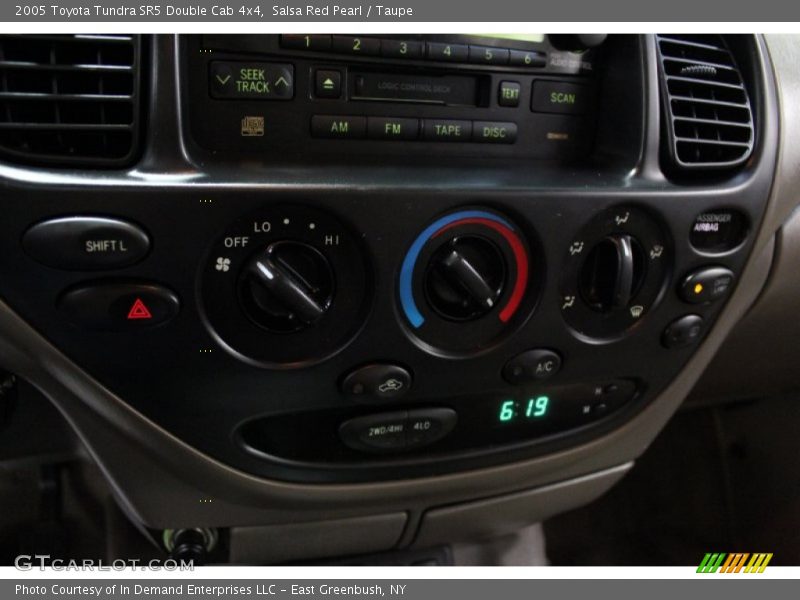 Salsa Red Pearl / Taupe 2005 Toyota Tundra SR5 Double Cab 4x4