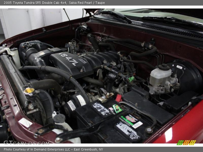 Salsa Red Pearl / Taupe 2005 Toyota Tundra SR5 Double Cab 4x4