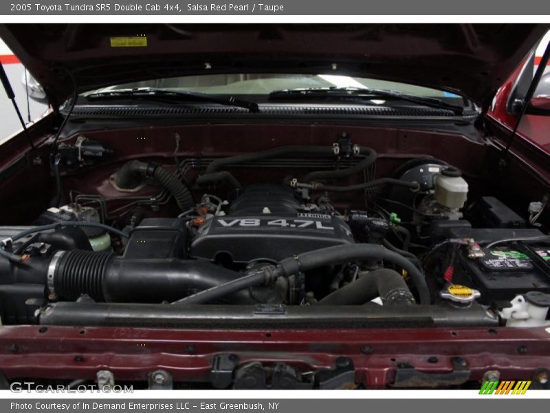 Salsa Red Pearl / Taupe 2005 Toyota Tundra SR5 Double Cab 4x4