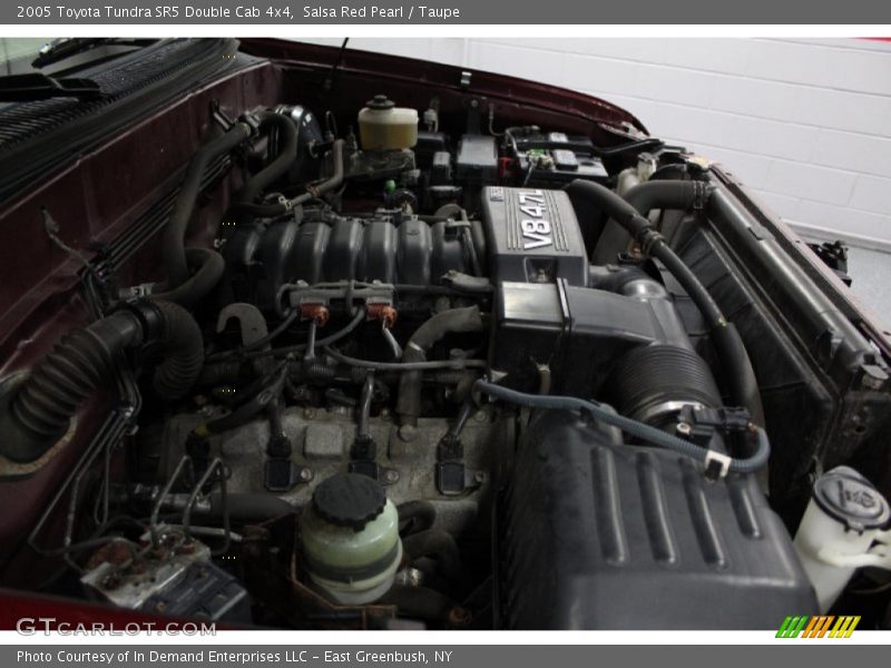 Salsa Red Pearl / Taupe 2005 Toyota Tundra SR5 Double Cab 4x4