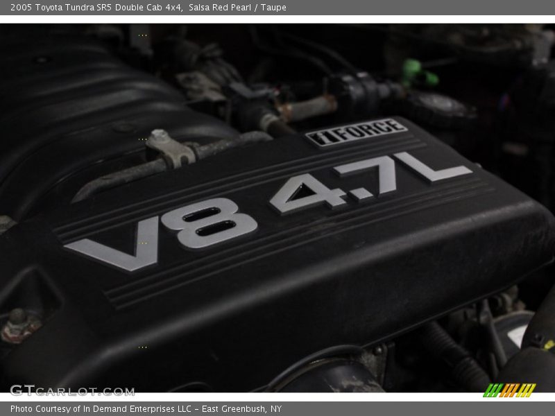 Salsa Red Pearl / Taupe 2005 Toyota Tundra SR5 Double Cab 4x4