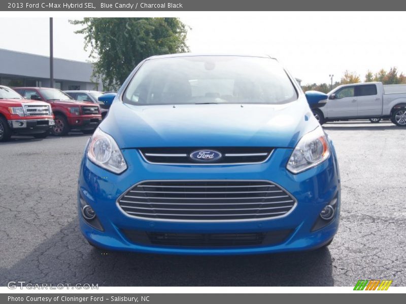 Blue Candy / Charcoal Black 2013 Ford C-Max Hybrid SEL