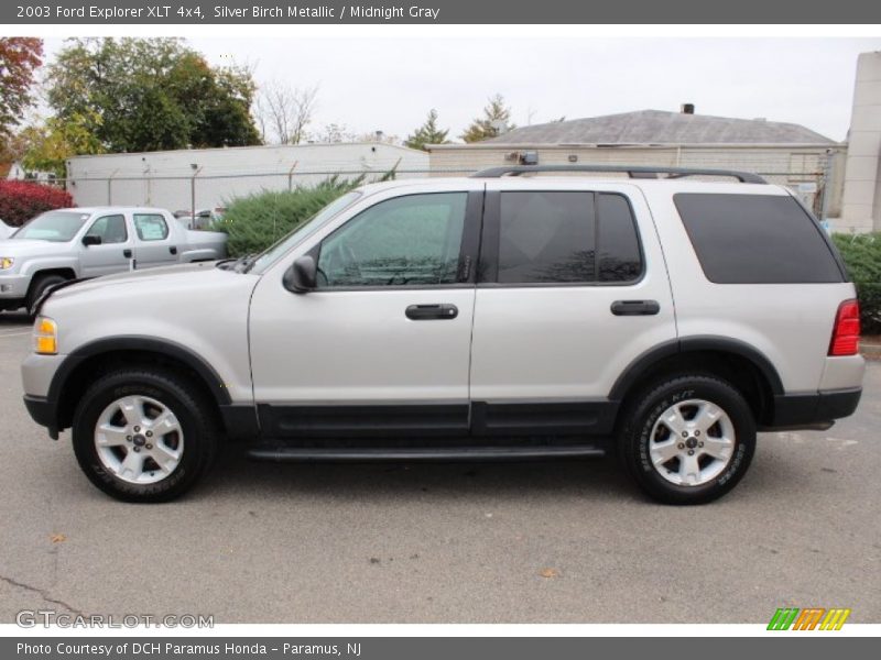 Silver Birch Metallic / Midnight Gray 2003 Ford Explorer XLT 4x4