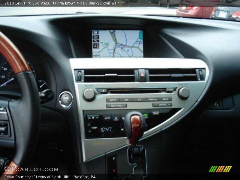 Controls of 2010 RX 350 AWD