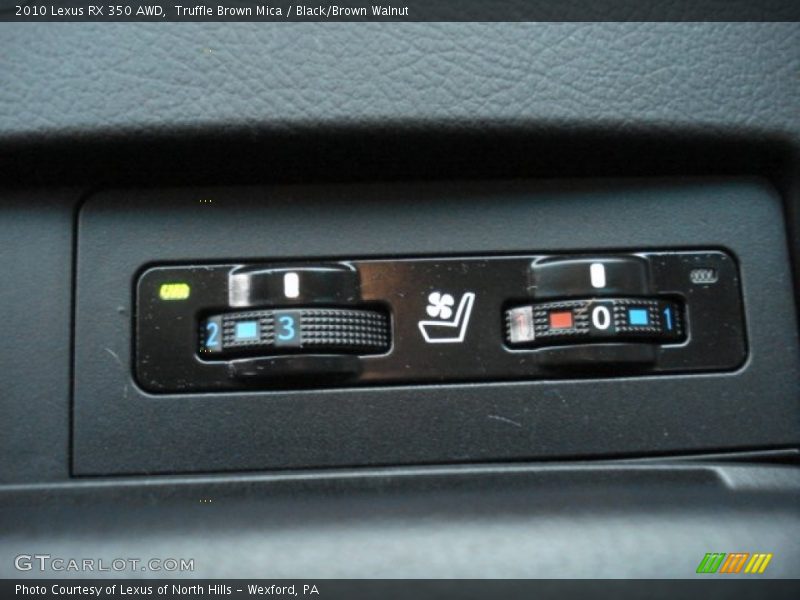 Controls of 2010 RX 350 AWD