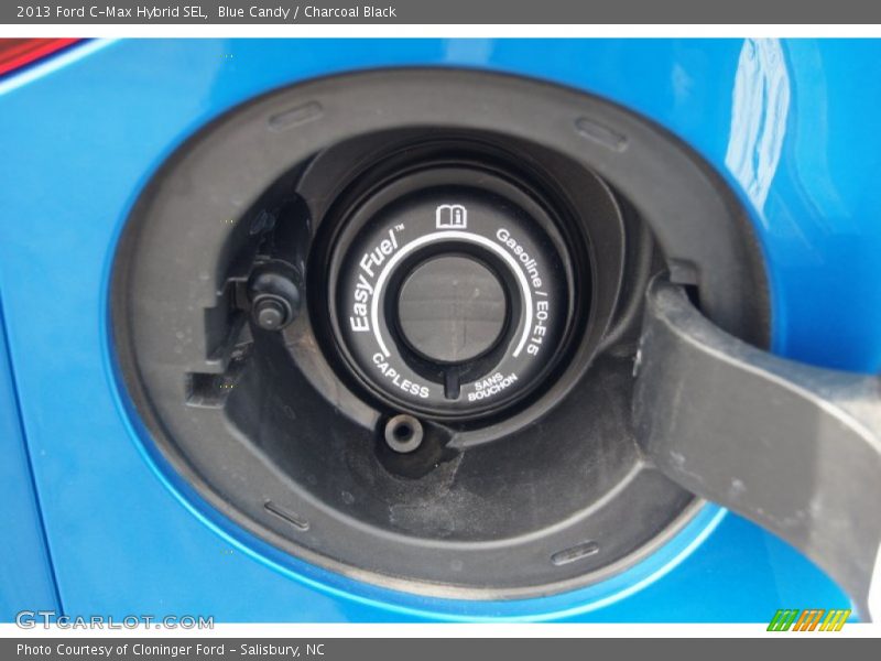 Blue Candy / Charcoal Black 2013 Ford C-Max Hybrid SEL