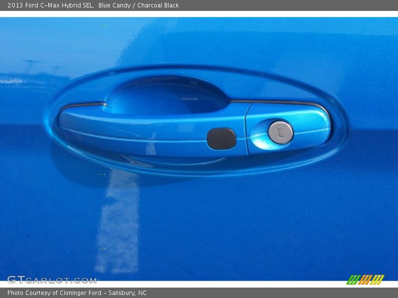 Blue Candy / Charcoal Black 2013 Ford C-Max Hybrid SEL