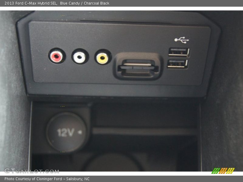 Blue Candy / Charcoal Black 2013 Ford C-Max Hybrid SEL