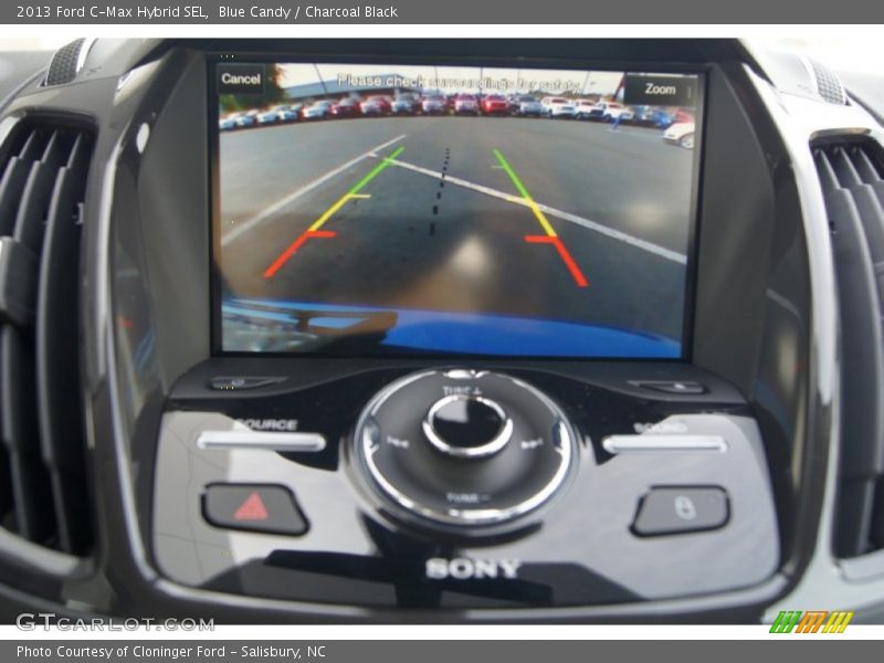 Blue Candy / Charcoal Black 2013 Ford C-Max Hybrid SEL
