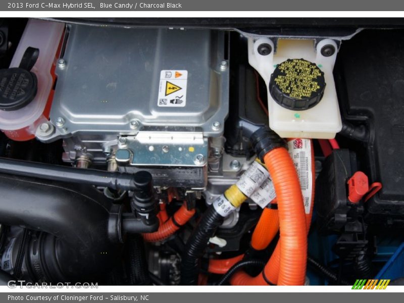 Blue Candy / Charcoal Black 2013 Ford C-Max Hybrid SEL