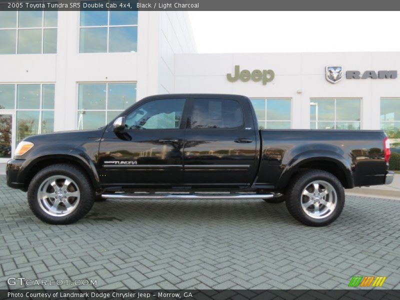 Black / Light Charcoal 2005 Toyota Tundra SR5 Double Cab 4x4