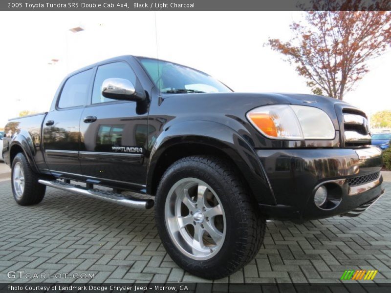 Black / Light Charcoal 2005 Toyota Tundra SR5 Double Cab 4x4