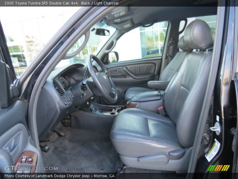 Black / Light Charcoal 2005 Toyota Tundra SR5 Double Cab 4x4