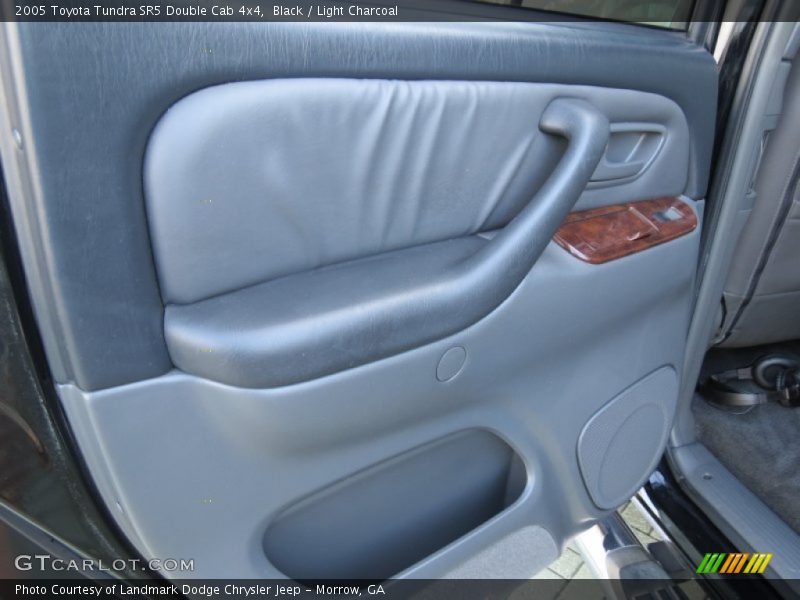 Black / Light Charcoal 2005 Toyota Tundra SR5 Double Cab 4x4