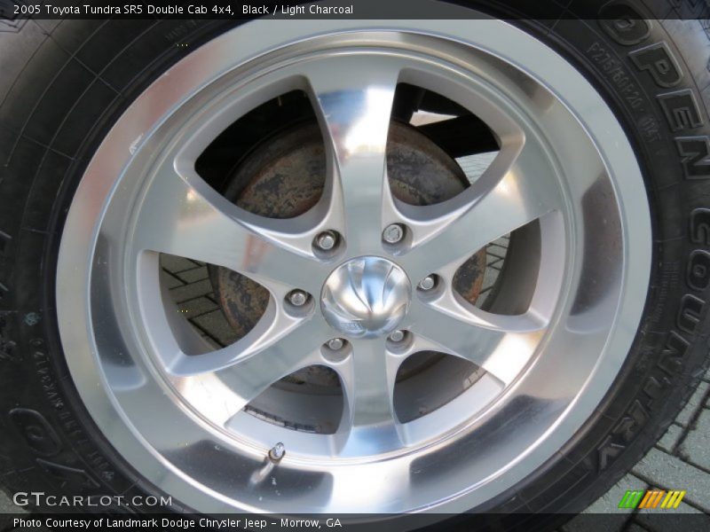 Black / Light Charcoal 2005 Toyota Tundra SR5 Double Cab 4x4