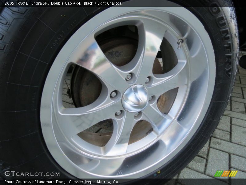 Black / Light Charcoal 2005 Toyota Tundra SR5 Double Cab 4x4