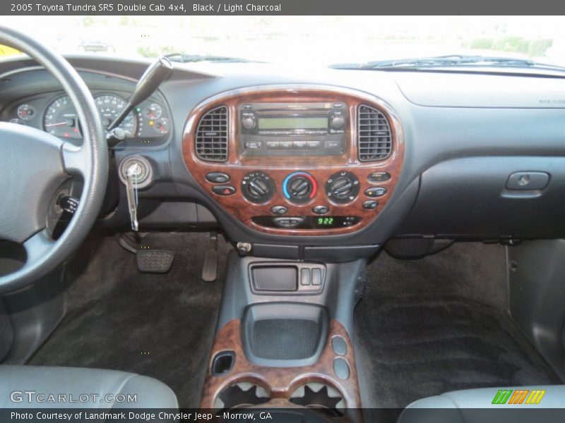 Black / Light Charcoal 2005 Toyota Tundra SR5 Double Cab 4x4