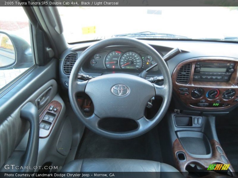 Black / Light Charcoal 2005 Toyota Tundra SR5 Double Cab 4x4