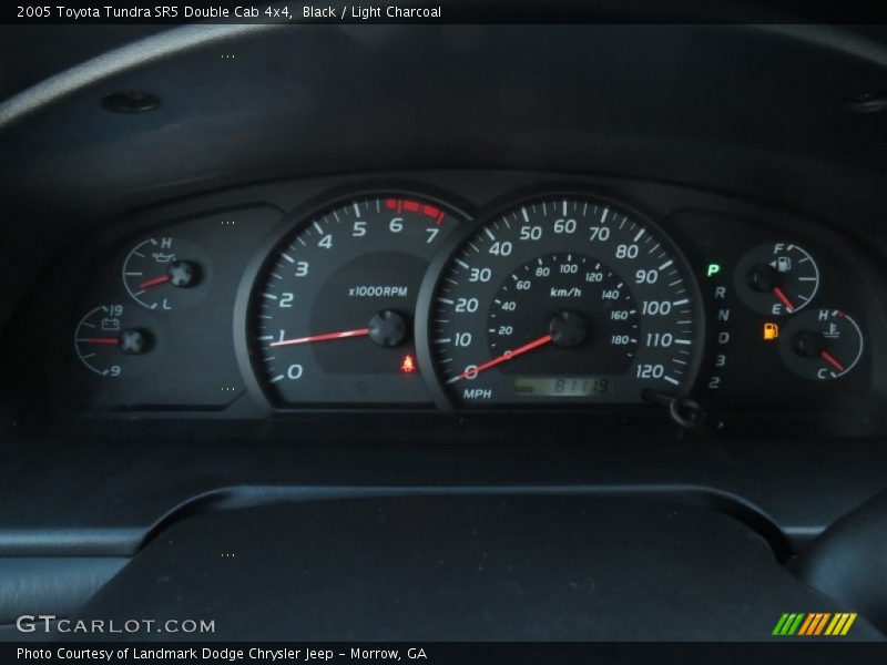 Black / Light Charcoal 2005 Toyota Tundra SR5 Double Cab 4x4
