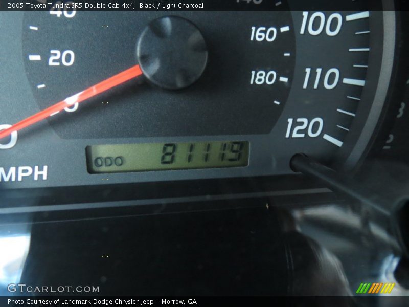 Black / Light Charcoal 2005 Toyota Tundra SR5 Double Cab 4x4