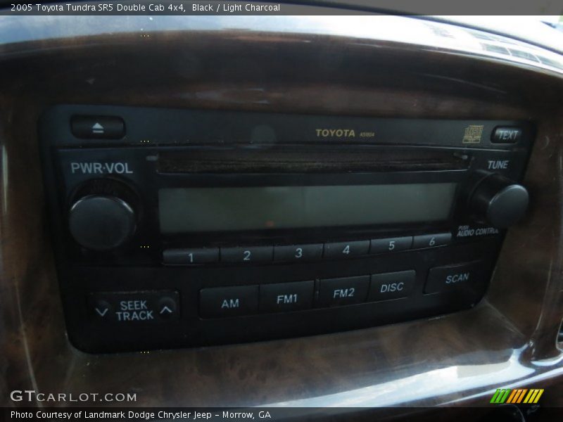 Black / Light Charcoal 2005 Toyota Tundra SR5 Double Cab 4x4