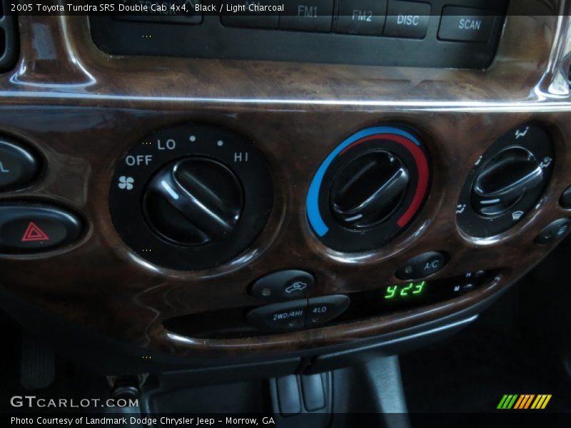 Black / Light Charcoal 2005 Toyota Tundra SR5 Double Cab 4x4
