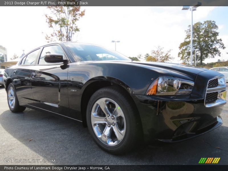 Pitch Black / Black 2013 Dodge Charger R/T Plus