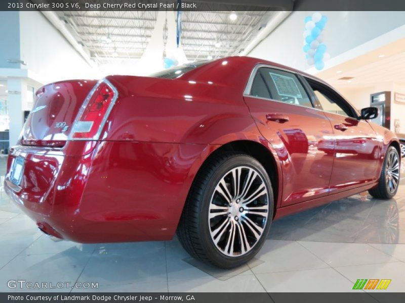 Deep Cherry Red Crystal Pearl / Black 2013 Chrysler 300 S V6