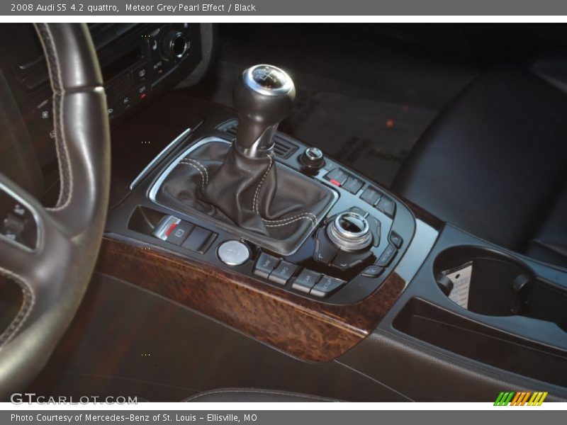 Meteor Grey Pearl Effect / Black 2008 Audi S5 4.2 quattro