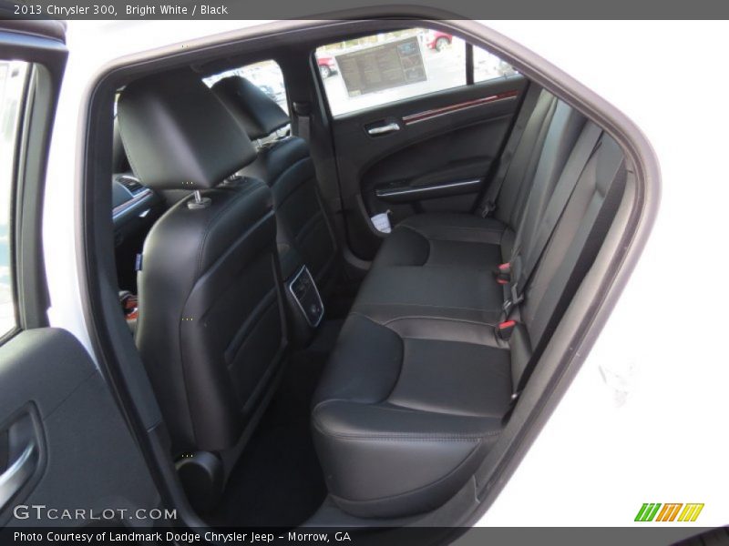 Bright White / Black 2013 Chrysler 300