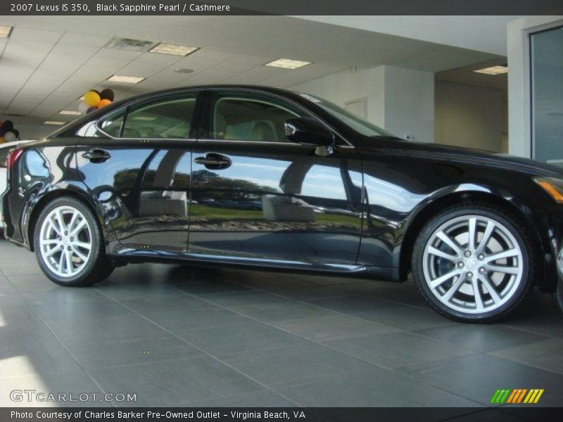 Black Sapphire Pearl / Cashmere 2007 Lexus IS 350
