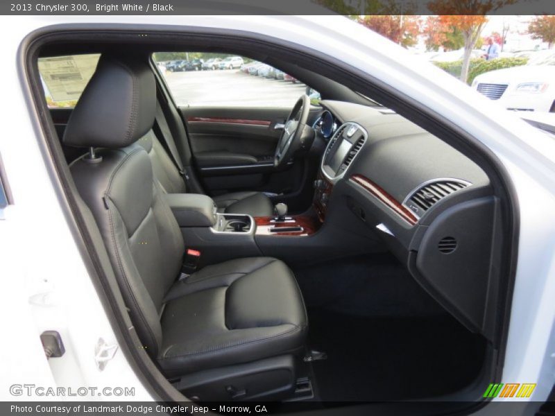 Bright White / Black 2013 Chrysler 300
