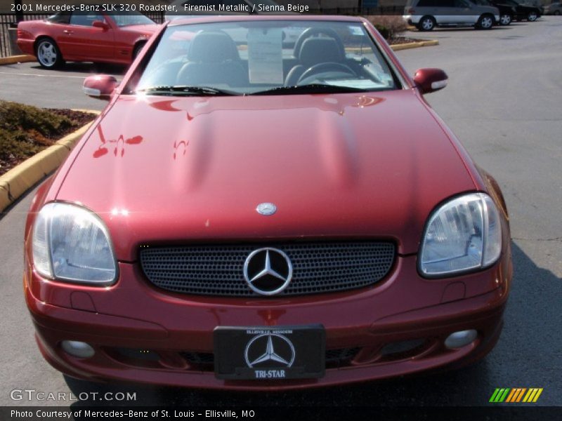 Firemist Metallic / Sienna Beige 2001 Mercedes-Benz SLK 320 Roadster