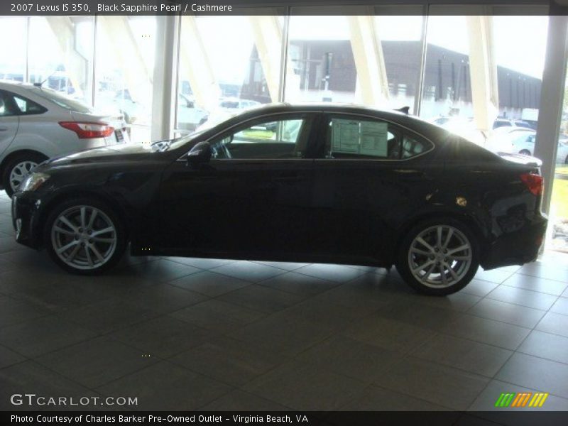 Black Sapphire Pearl / Cashmere 2007 Lexus IS 350