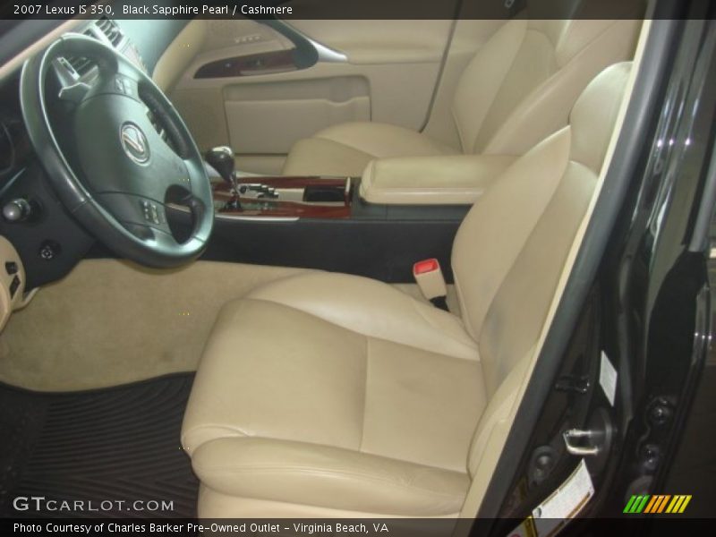 Black Sapphire Pearl / Cashmere 2007 Lexus IS 350