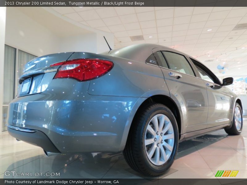 Tungsten Metallic / Black/Light Frost Beige 2013 Chrysler 200 Limited Sedan