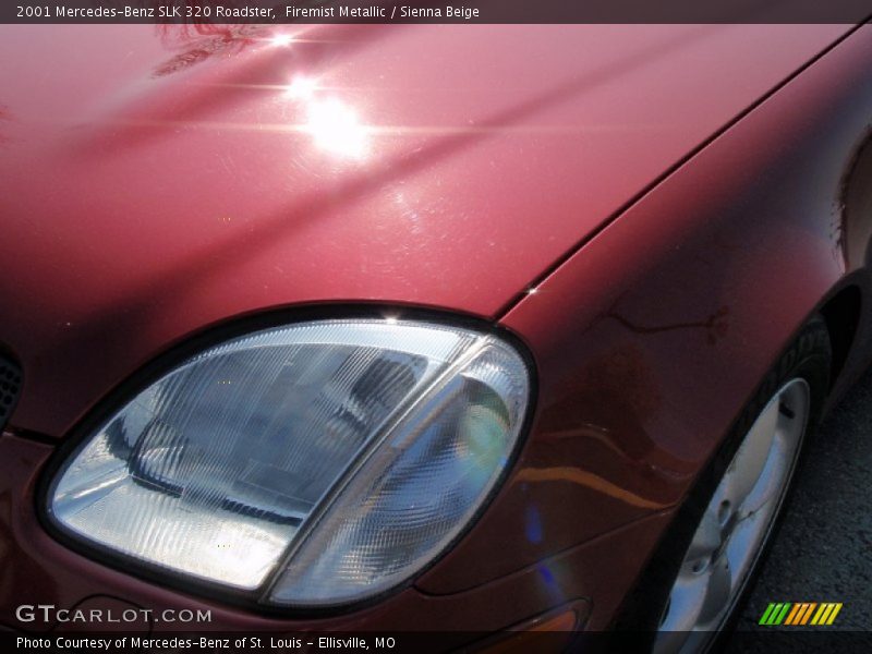 Firemist Metallic / Sienna Beige 2001 Mercedes-Benz SLK 320 Roadster