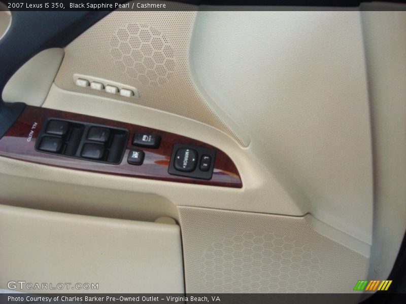 Black Sapphire Pearl / Cashmere 2007 Lexus IS 350