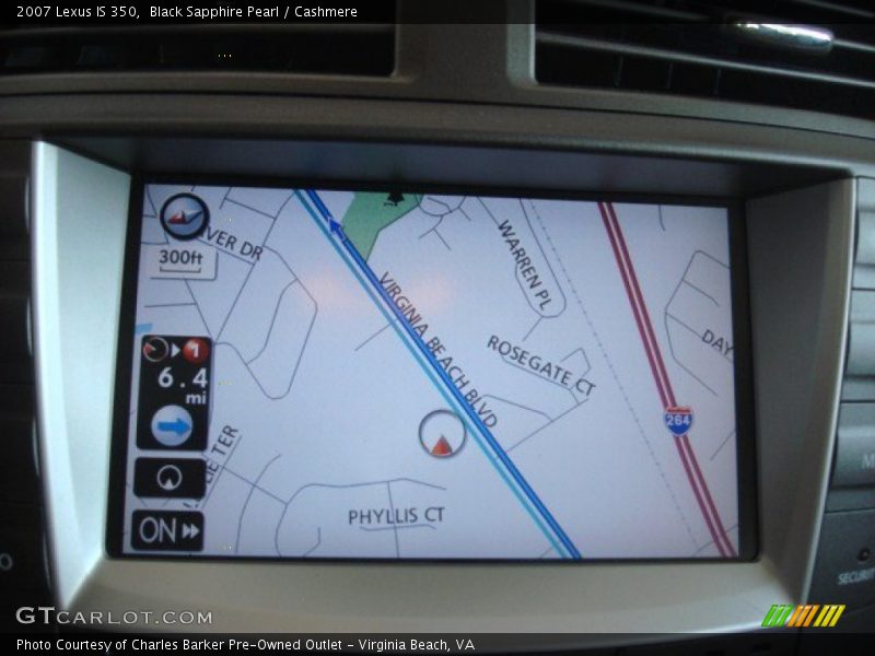 Black Sapphire Pearl / Cashmere 2007 Lexus IS 350