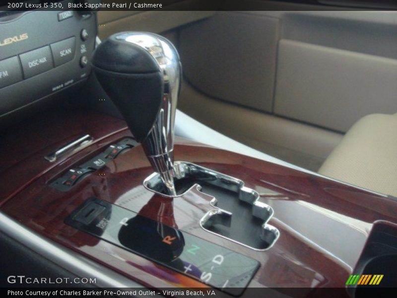 Black Sapphire Pearl / Cashmere 2007 Lexus IS 350