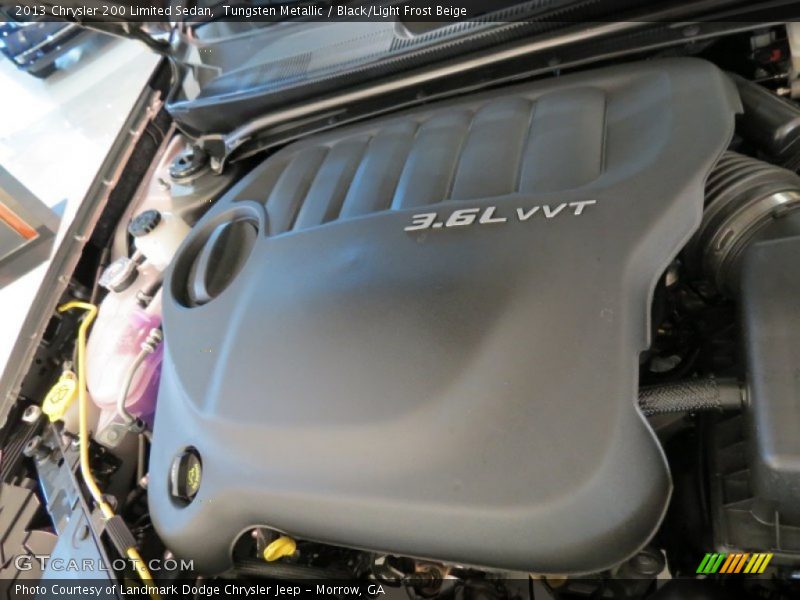 Tungsten Metallic / Black/Light Frost Beige 2013 Chrysler 200 Limited Sedan