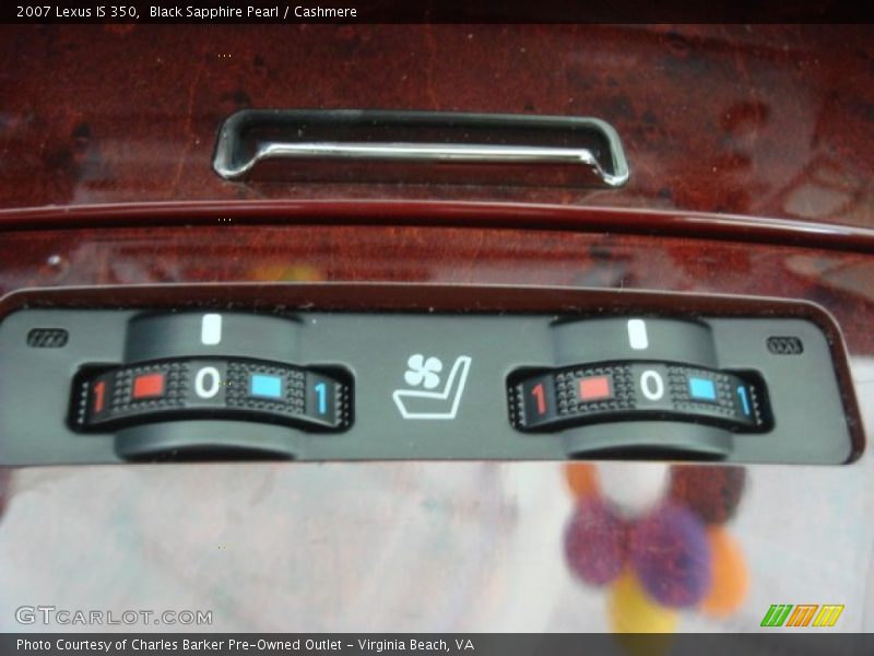 Black Sapphire Pearl / Cashmere 2007 Lexus IS 350