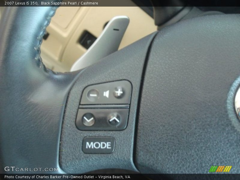 Black Sapphire Pearl / Cashmere 2007 Lexus IS 350