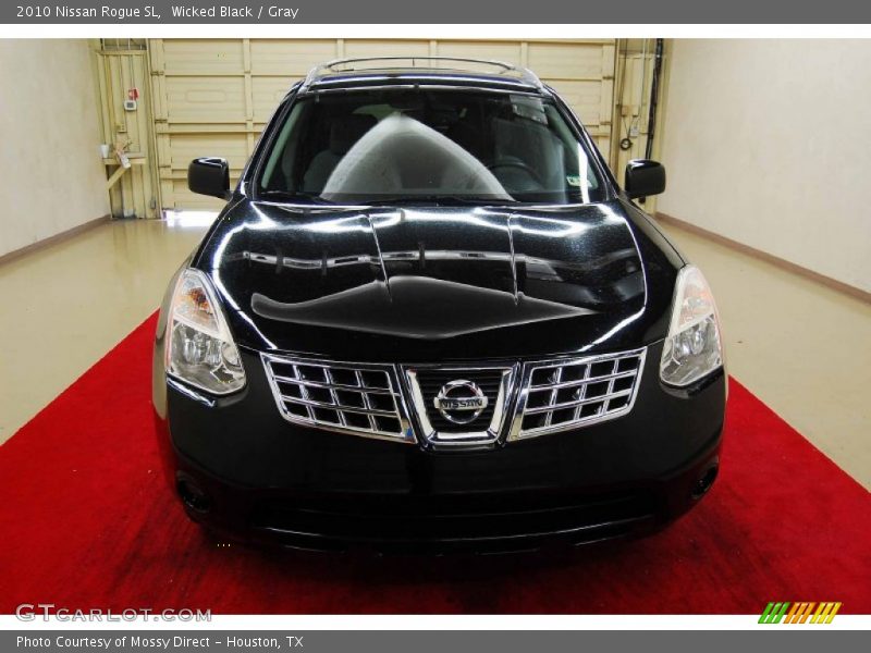 Wicked Black / Gray 2010 Nissan Rogue SL