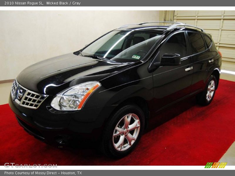 Wicked Black / Gray 2010 Nissan Rogue SL